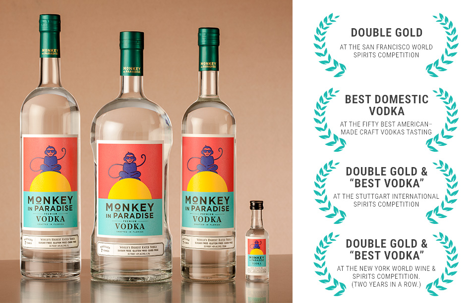 Monkey In Paradise Vodka